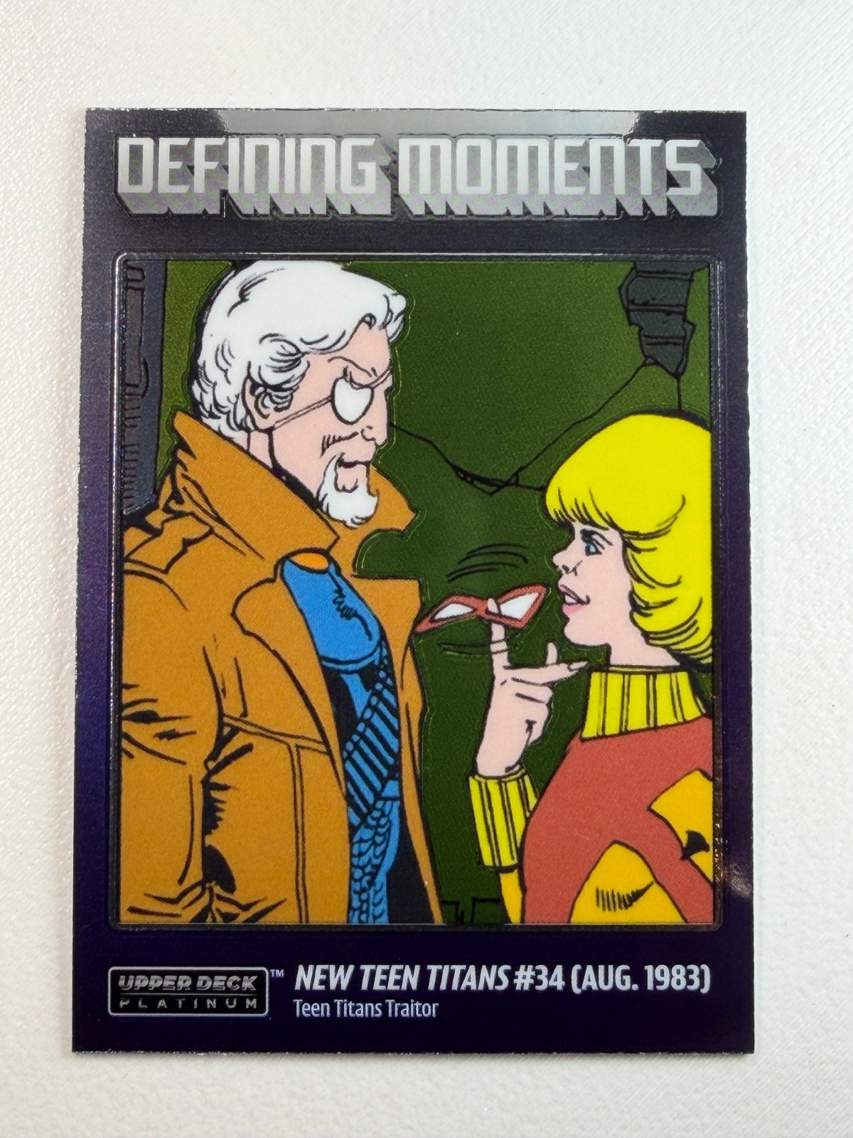 2026 Upper Deck DC Platinum - Defining Moments New Teen Titans #34 Aug 1983
