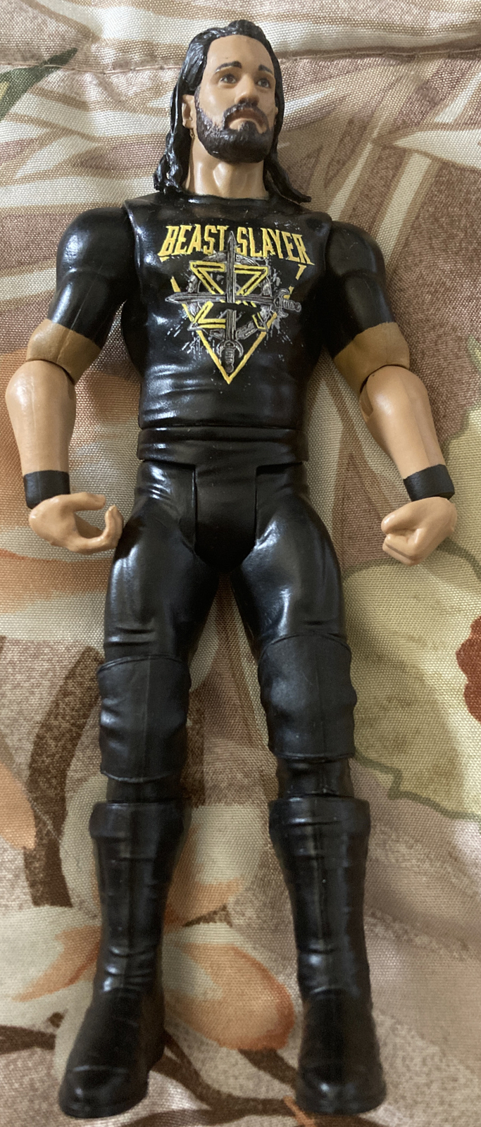 Beast Slayer Seth Rollins Wrestling Action Figure WWE WWF - Mattel 2017