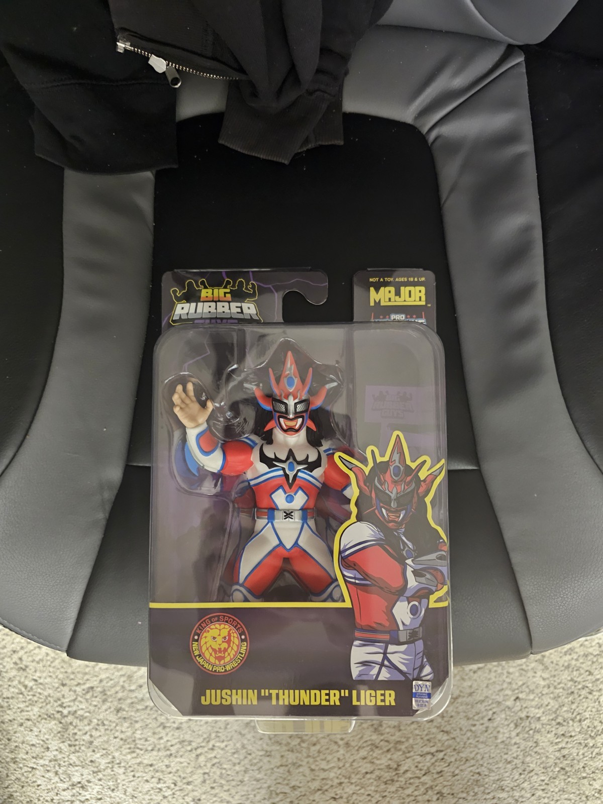 Big Rubber Guys Jushin "Thunder" Liger 1 of 1000 Action Figure MAJOR NJPW