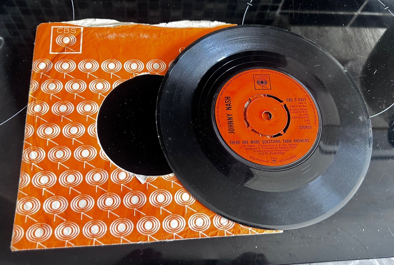 Johnny Nash - There Are More Questions Than Answers - 7” Vinyl Single - Free P&P