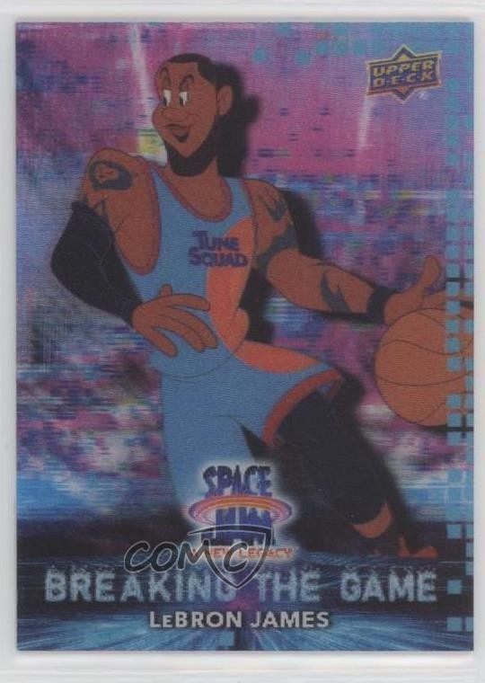 Upper Deck Space Jam 2021 Una Nuova Eredità Rompere il Gioco 3D LeBron James 4g8