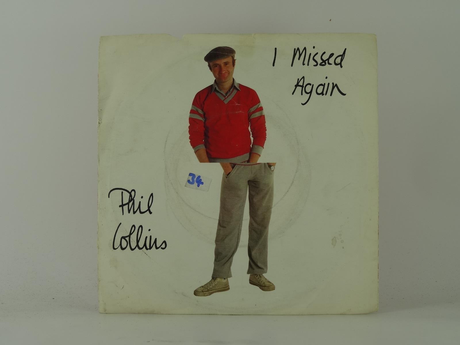 PHIL COLLINS I MISSED AGAIN (31) 2 Track 7" Single including Picture Sleeve VIRG