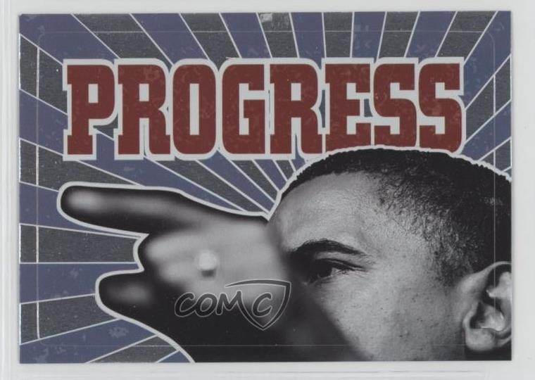 2008 Topps President Obama Collector Trading Cards Stickers Foil Progress 0eq9