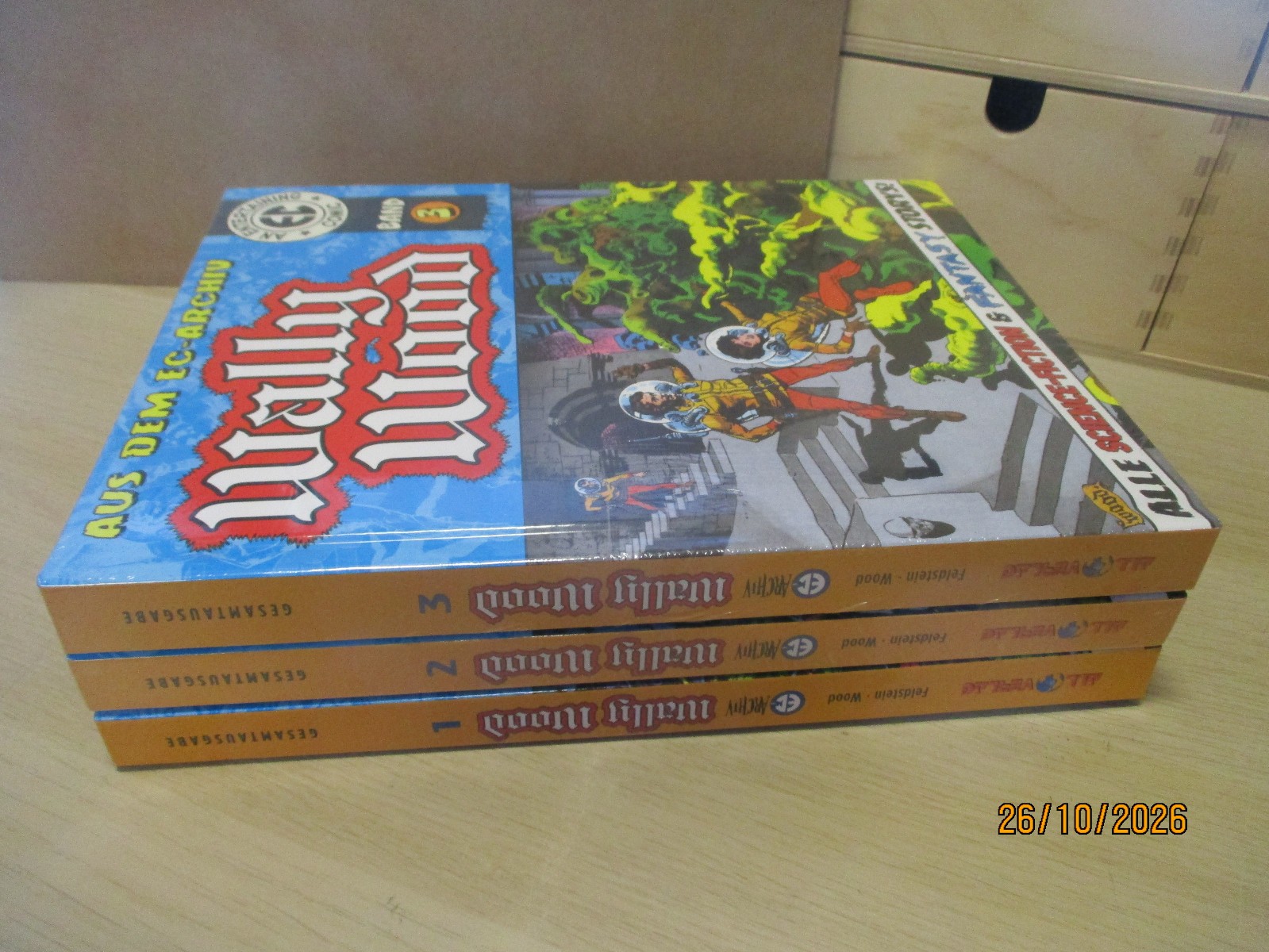 Wally Wood # 1-3 EC HC Feldstein