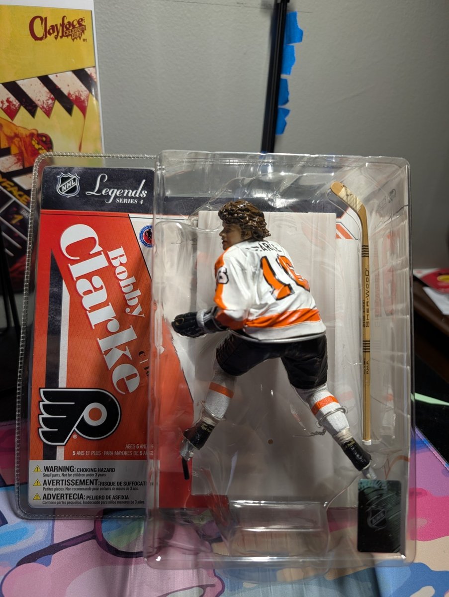 Mcfarlane NHL Legends Series 4 2006: Bobby Clarke, Philadelphia Flyers, nuovo