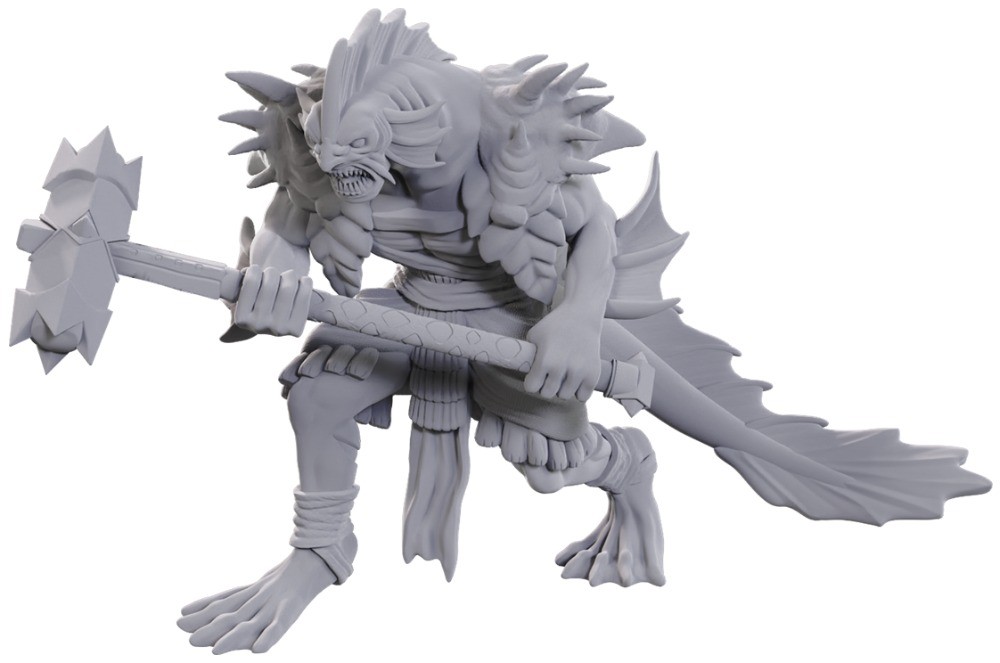 WIZKIDS D&D Nolzur's Marvelous Miniatures  Sahuagin Coral Smasher  Rpg Miniature
