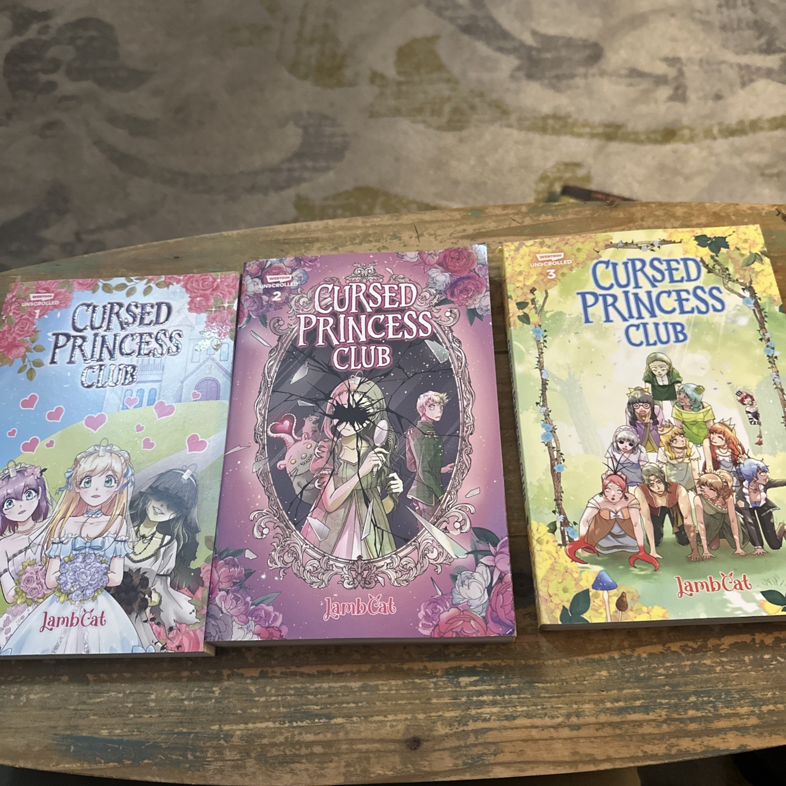 Cursed Princess Club Vol 1-3 manga inglese Webtoon brossura graphic novel