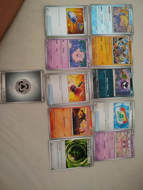 Lotto carte Pokémon