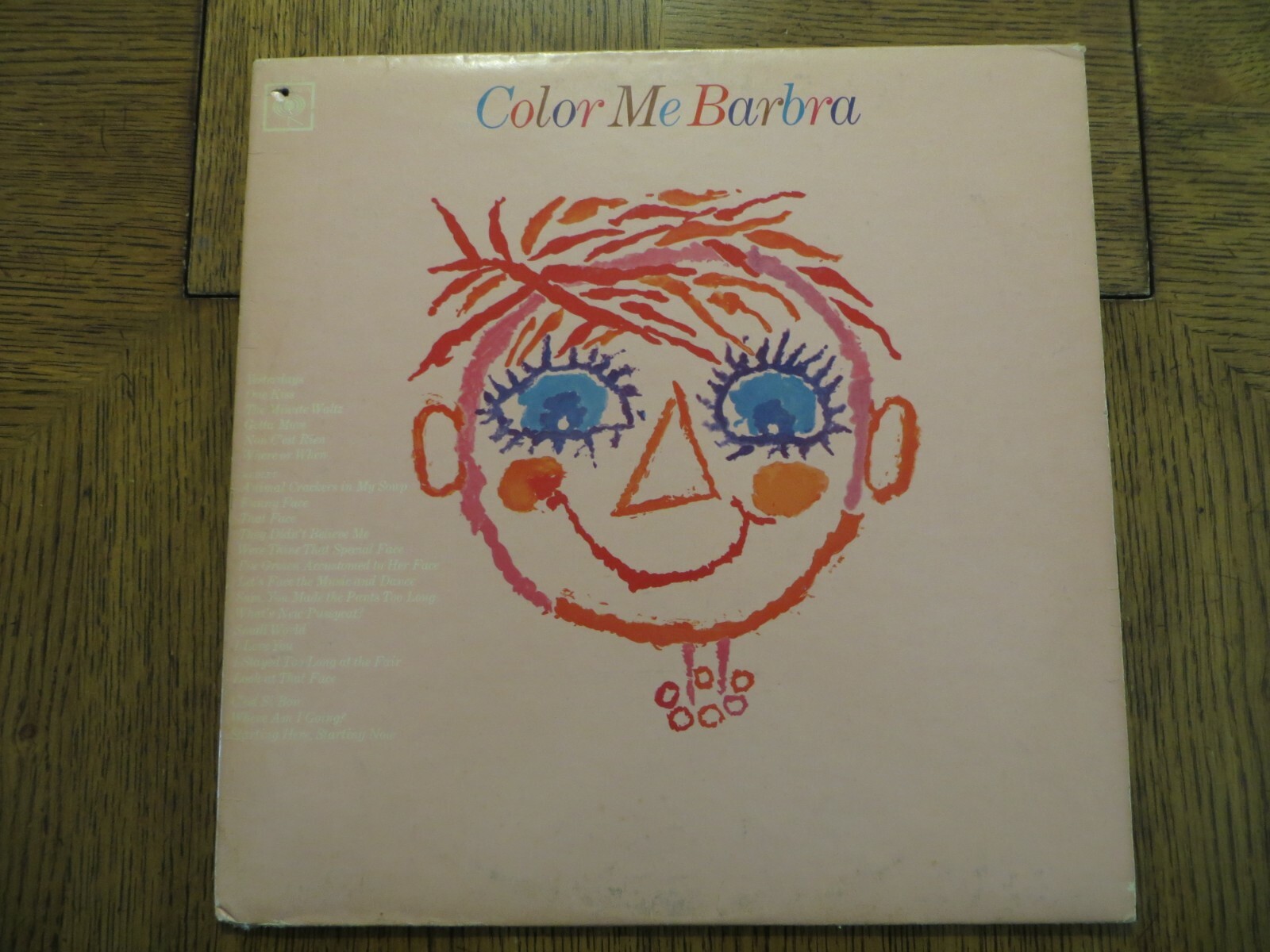 Barbra Streisand – Color Me Barbra - 1966 - Columbia CL 2478 Vinyl LP VG/G+!!!