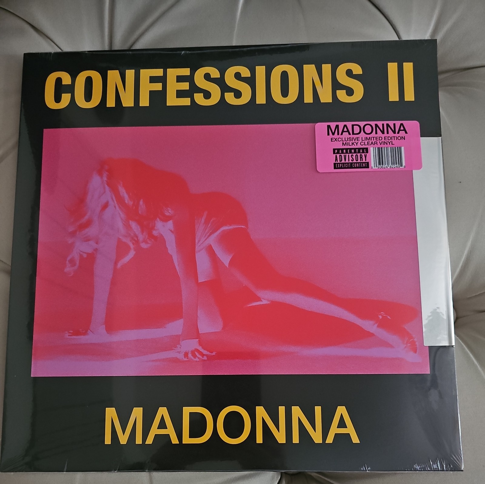 RARE Madonna CONFESSIONS II 2 Milky Clear Vinyl SPOTIFY FANS FIRST EDITION