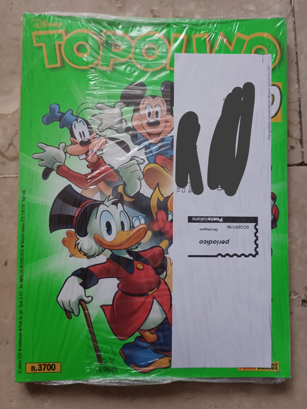 Topolino 3700 (Disney Panini) - NUOVO BLISTERATO 