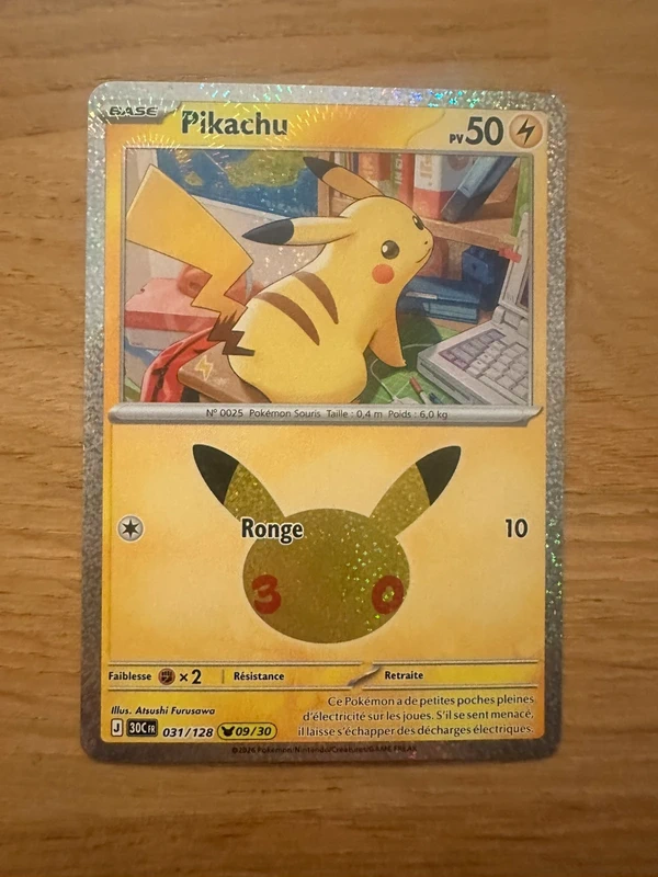Pikachu 031/128 30C