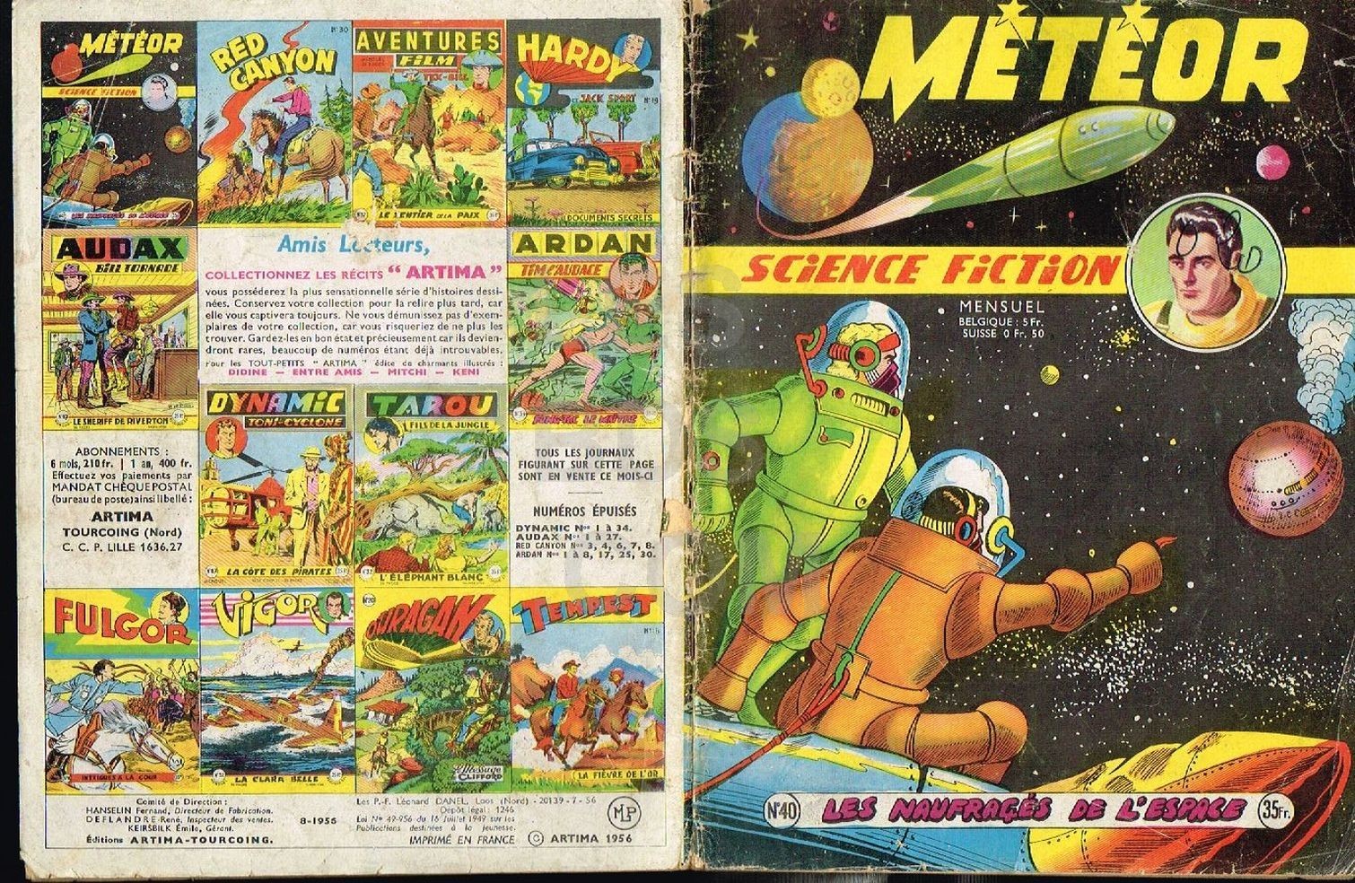 METEOR NUMERO 40  ARTIMA 1956