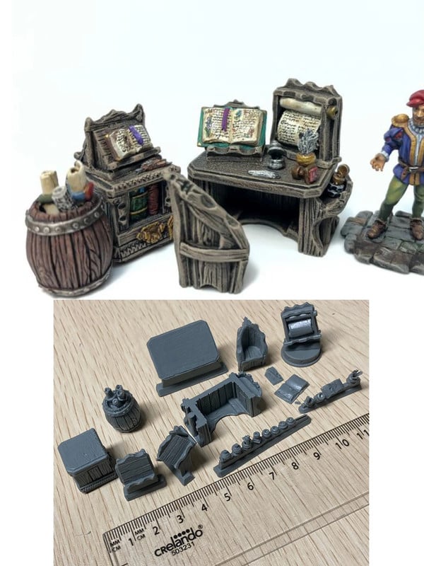 B245# - Scriptorium Copyist Desk
