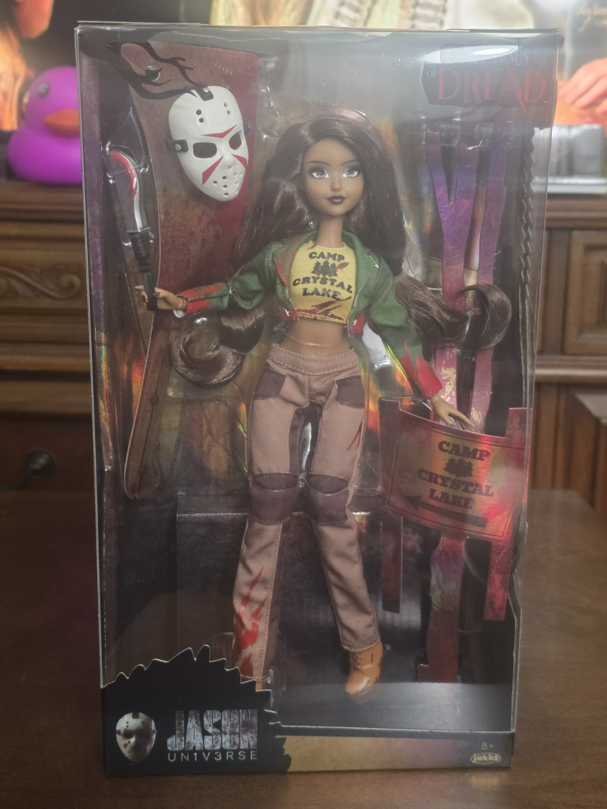 Bambola Jakks Haus of Dread Jason Voorhees Venerdì 13 Giocattolo Esclusivo Come Nuova 🔥