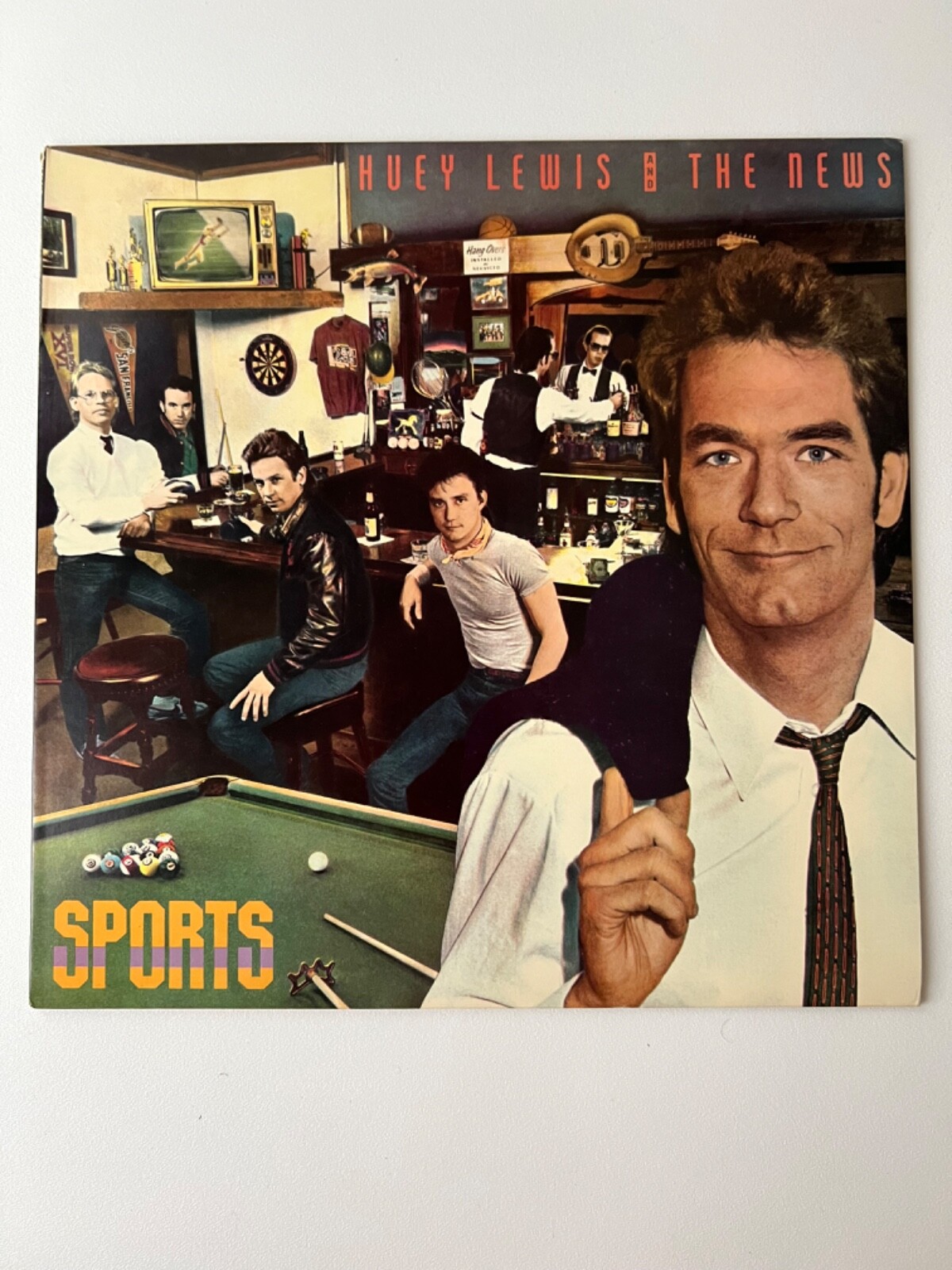 Huey Lewis And The News Sports 1983 LP Chrysalis FV 41412 VG+ Orig Inner Cleaned