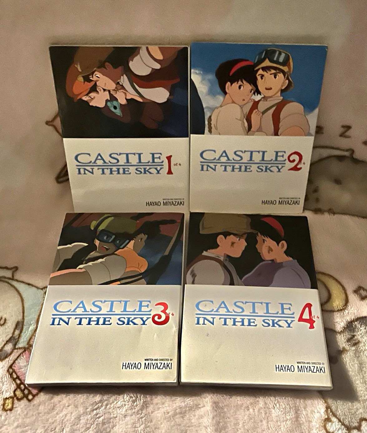 VIZ Media Castle in the Sky Manga Vol 1-4 Set Hayao Miyazaki English