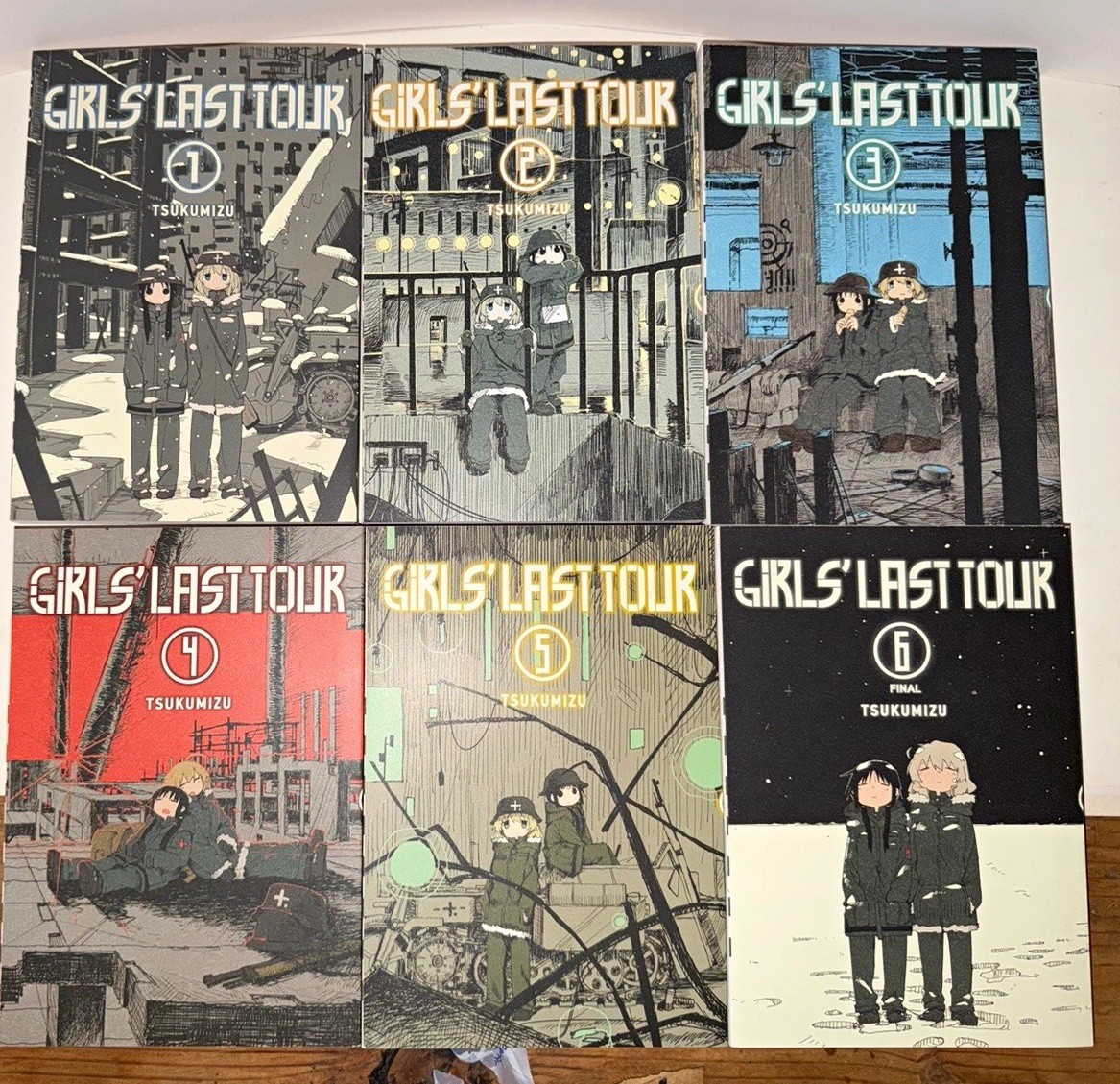 Girls Last Tour Manga Inglese Volume 1-6 Set Completo Serie Kodansha