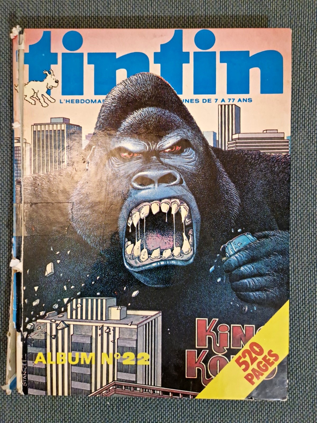 TINTIN Album n°22 « King Kong » (1979) - Turk/De Groot - Album Couleur FR