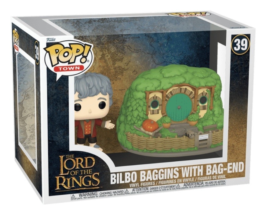 FUNKO POP! - FIGURINE CINEMA - LORD OF THE RINGS - 0039 - SCENE - BILBO BAGGINS.
