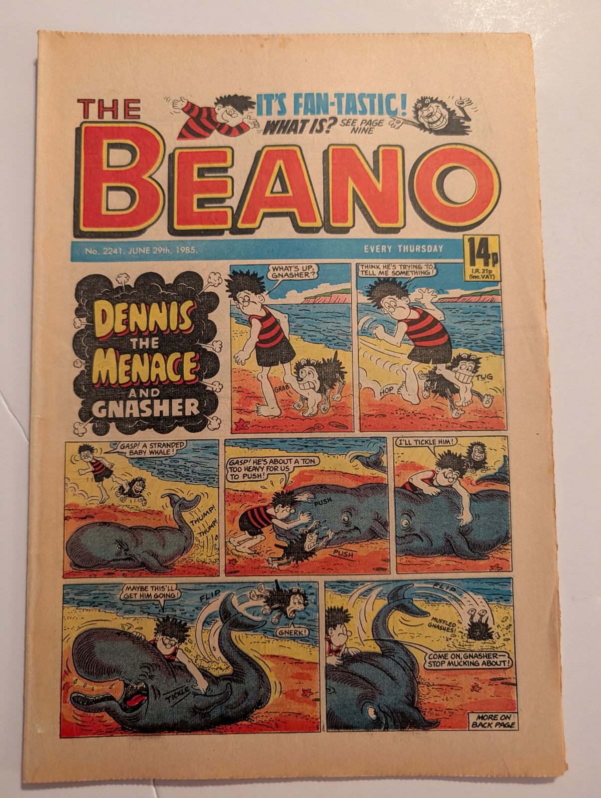 Beano Comic No 2241, June 29th 1985.