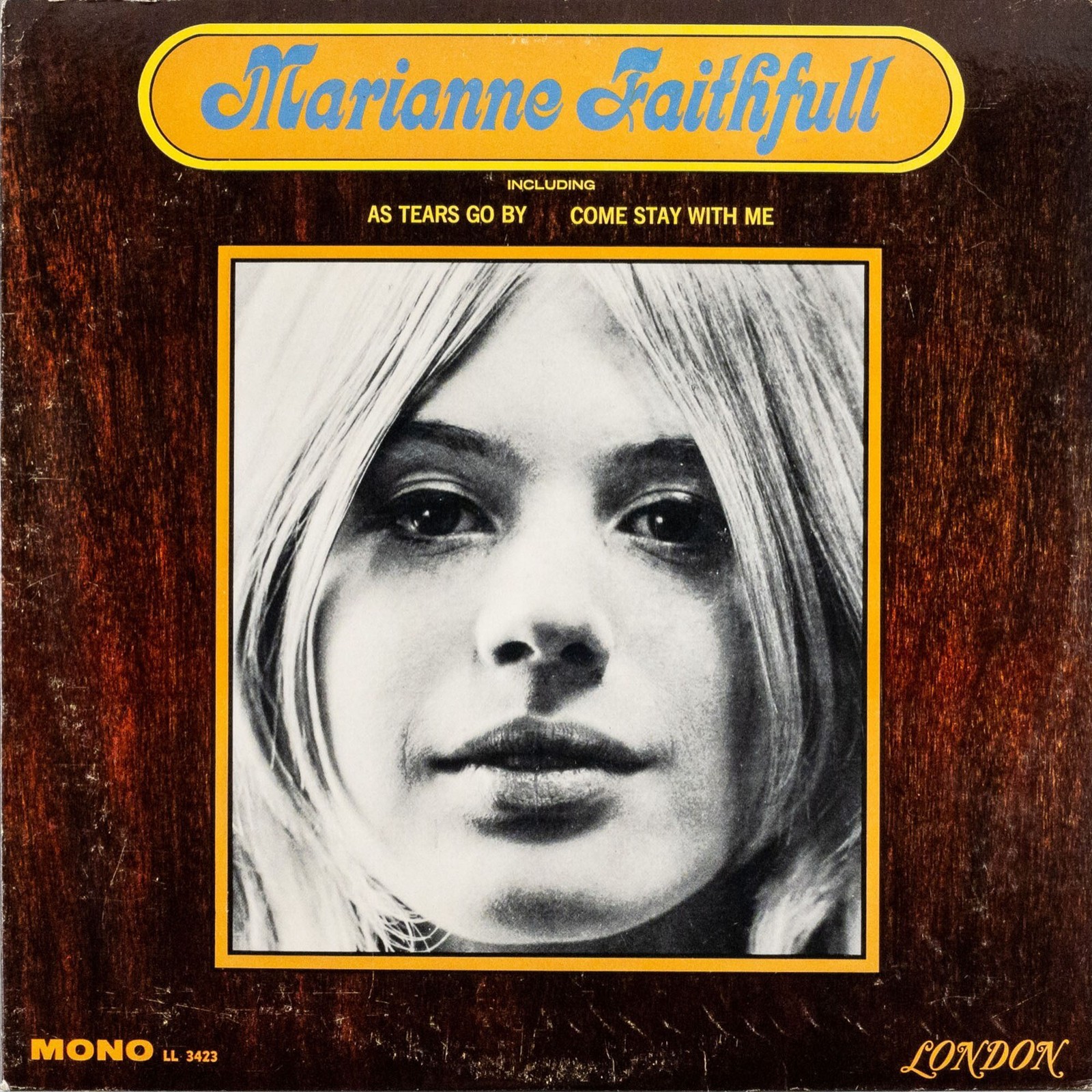 MARIANNE FAITHFULL Marianne Faithfull 1965 LP Vinyl Record : VG+/VG+ LL 3423