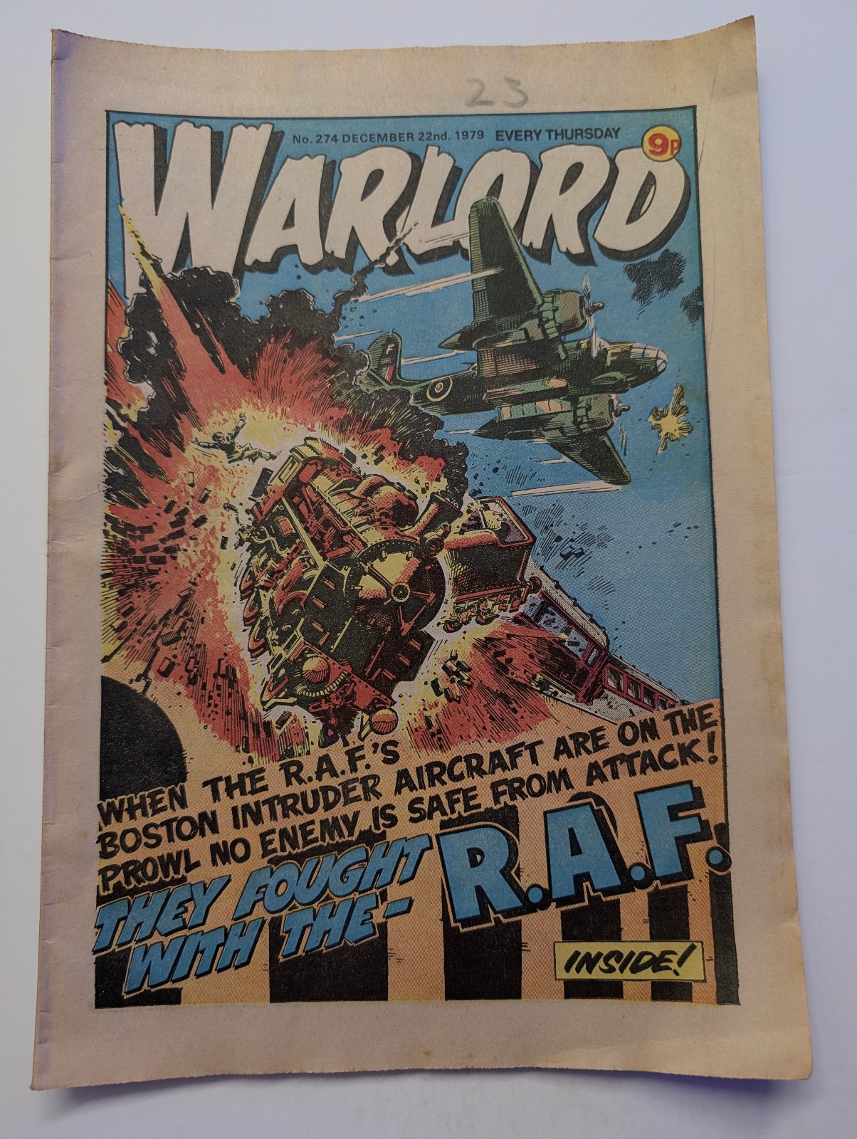 Warlord Comic No 274, December 22nd 1979