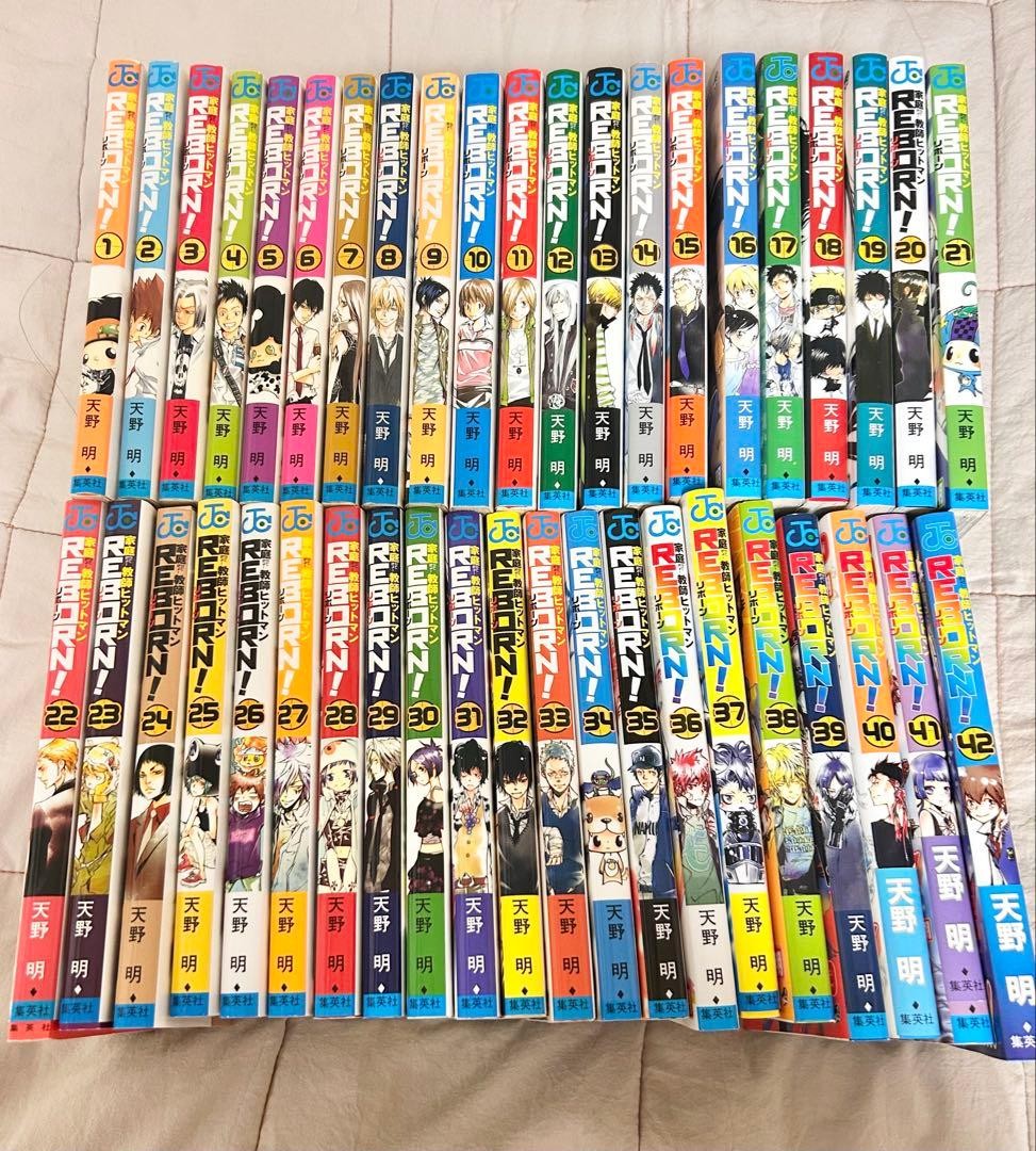 Katekyo Hitman Reborn! Fumetto Vol.1-42 Set Completo Manga Giapponese