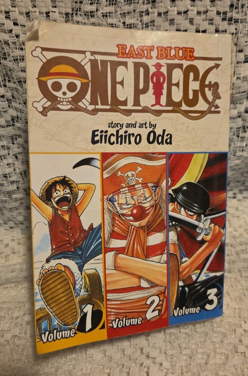 VIZ Media One Piece: East Blue 3-in-1 Omnibus Vol. Copertina morbida 1-3 di Eiichiro Oda