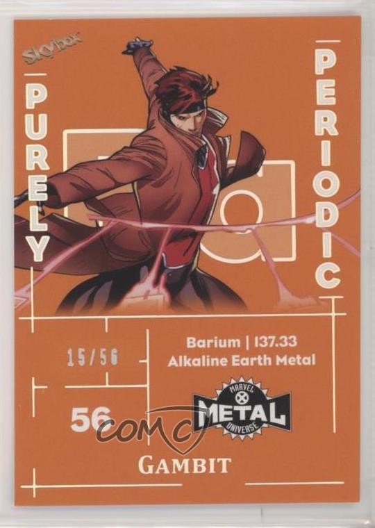 Upper Deck 2020 Marvel X-Men Metal Universe Puramente Periodico 15/56 Gambit ob9