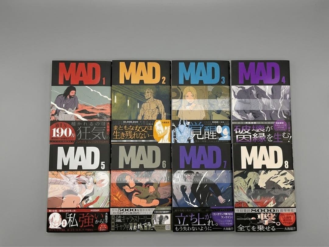 Mad1 Volume 8 Set Completo Prima Edizione Rari Prodotti Giapponesi