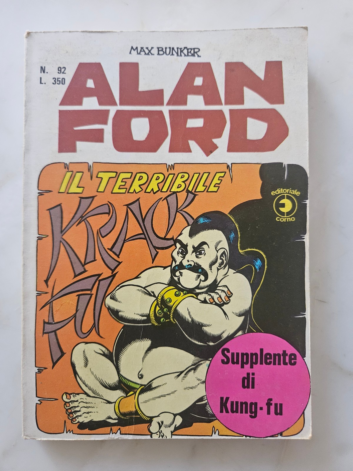 ALAN FORD  n.   92  - ed. Corno 1977 -  ottimo