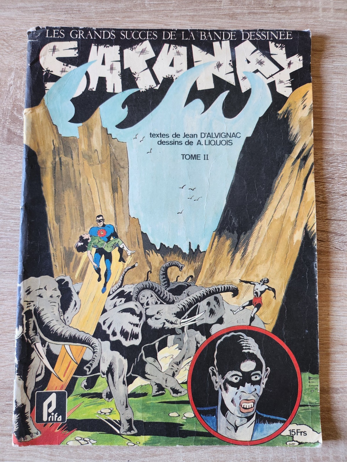 BD SATANAX Tome II - Edition Prifo 1977