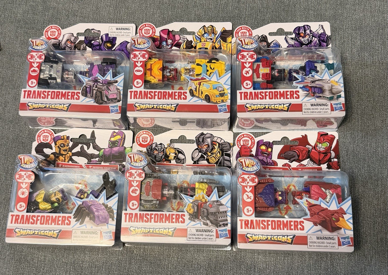 Transformers Swapticons lotto di 6 set diversi NUOVI IN SCATOLA