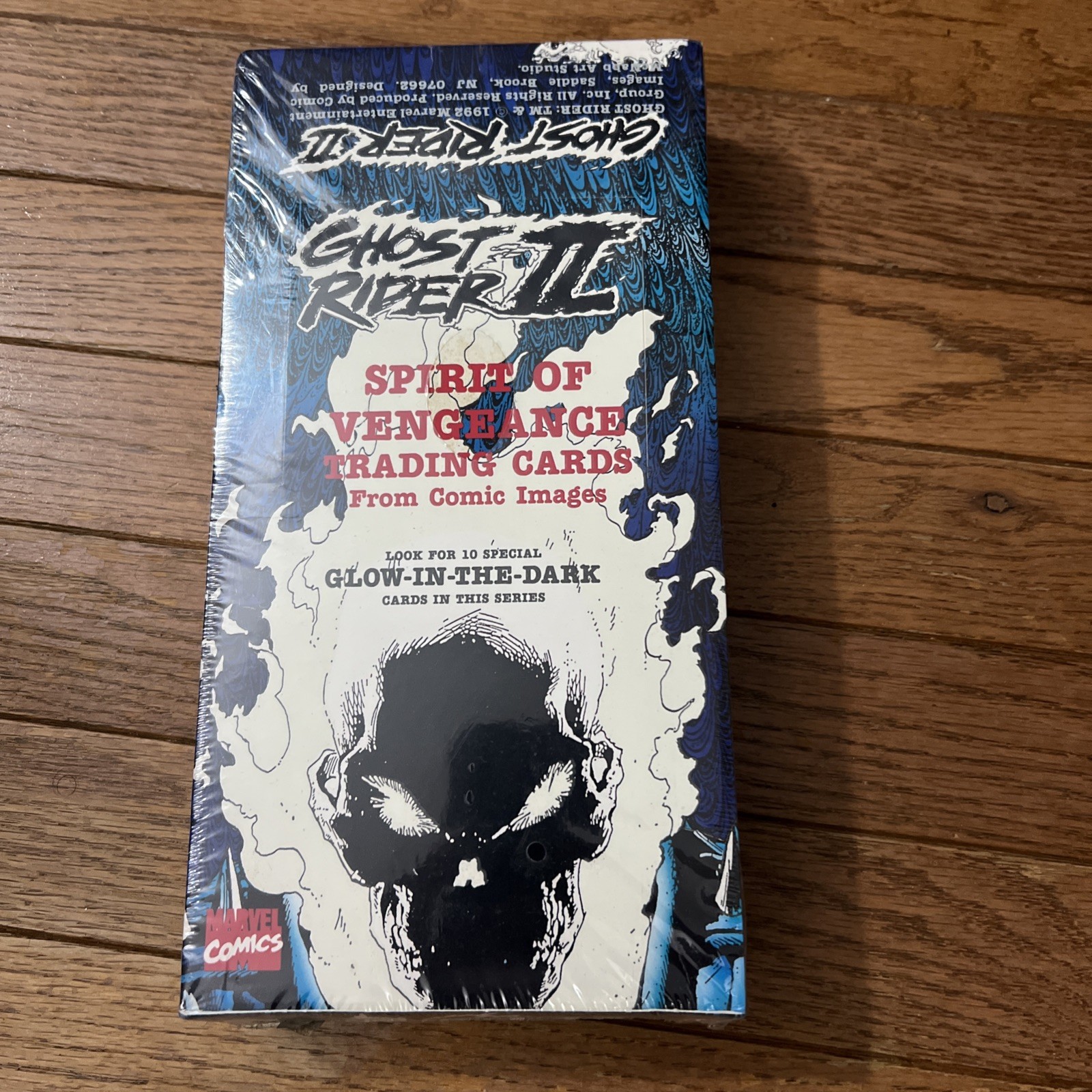 Carte collezionabili Ghost Rider 2 Spirit of Vengeance 1991 NUOVE SCATOLA SIGILLATA in fabbrica