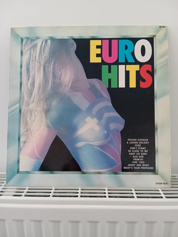 Vinyle 33 T Euro hits