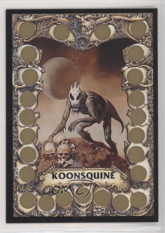 1994 Merlin BattleCards Koonsquine #124 1d0j