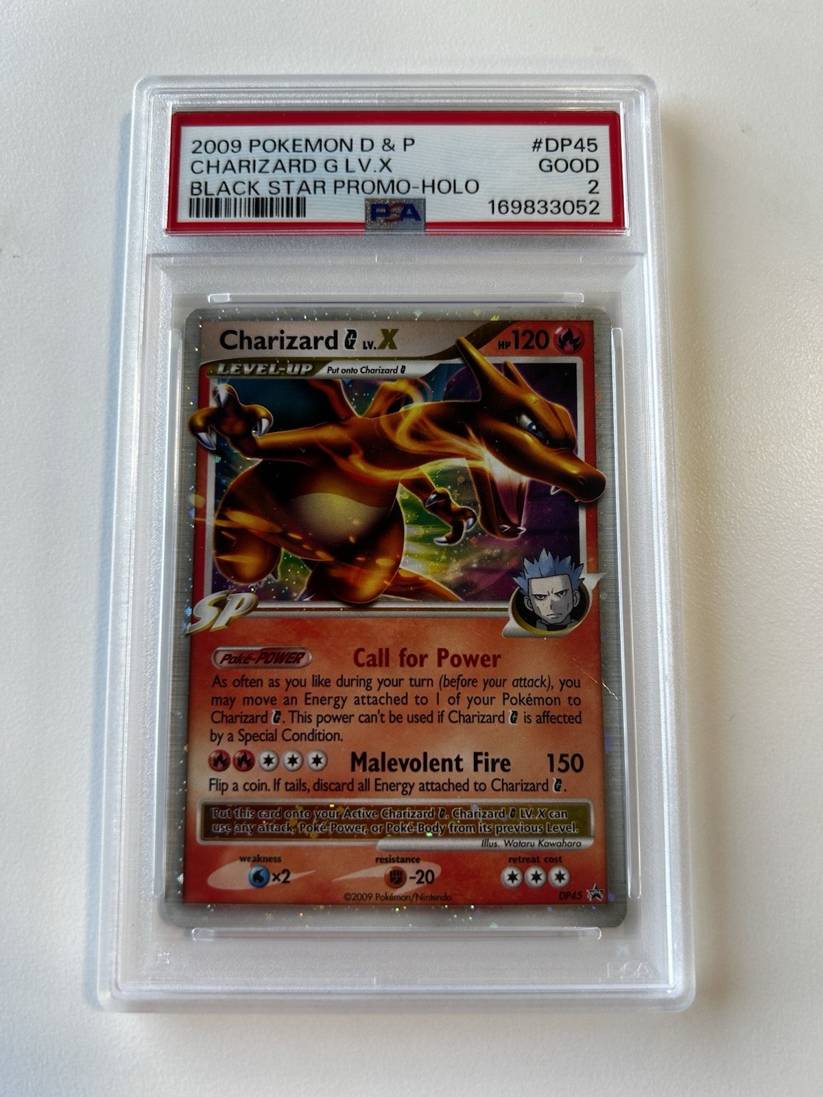 2009 Charizard  G LV.X DP45 Diamond and Pearl Holo Promo PSA 2