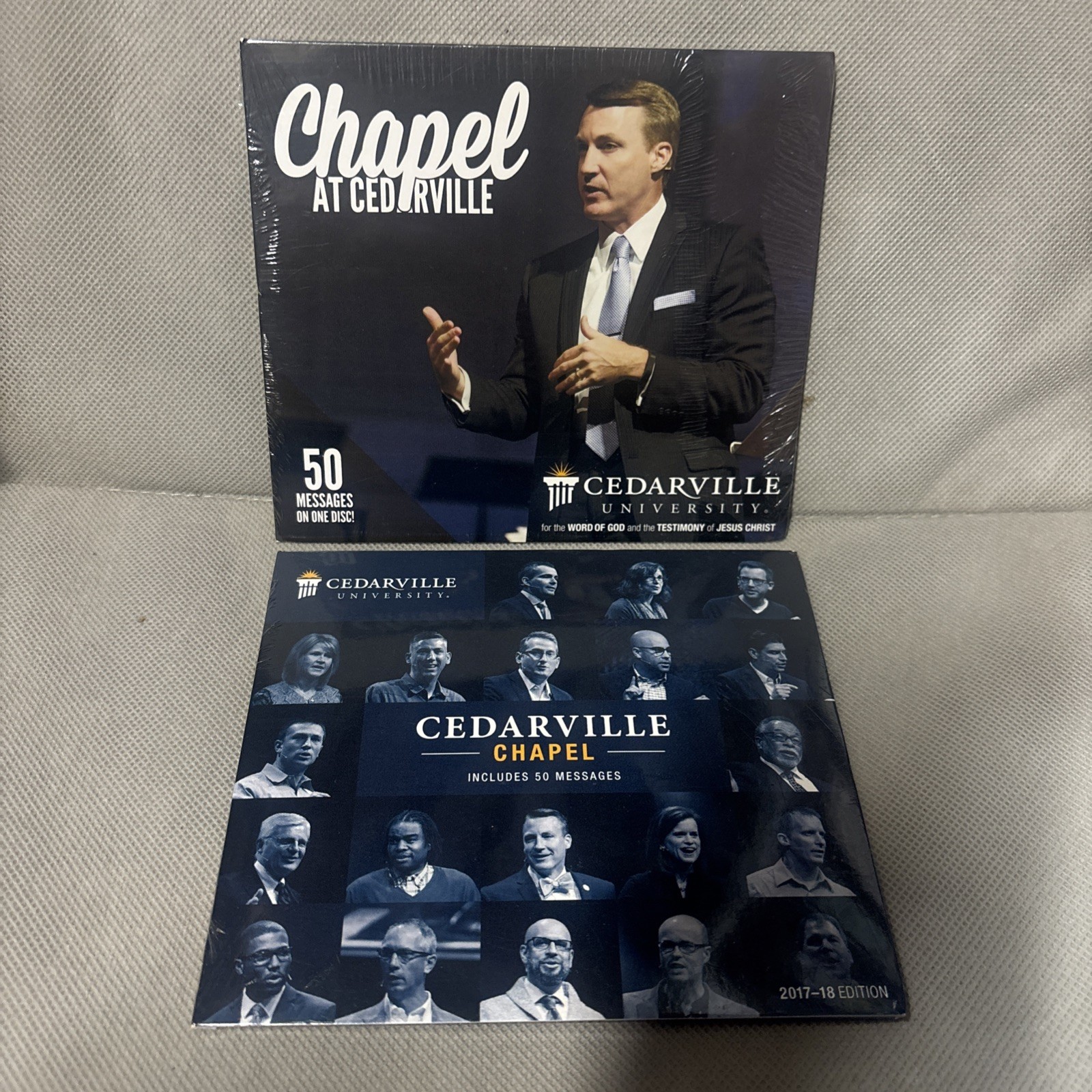 2 Disc Lot - Cedarville University: Chapel At Cedarville - 50 Messages Each Disc