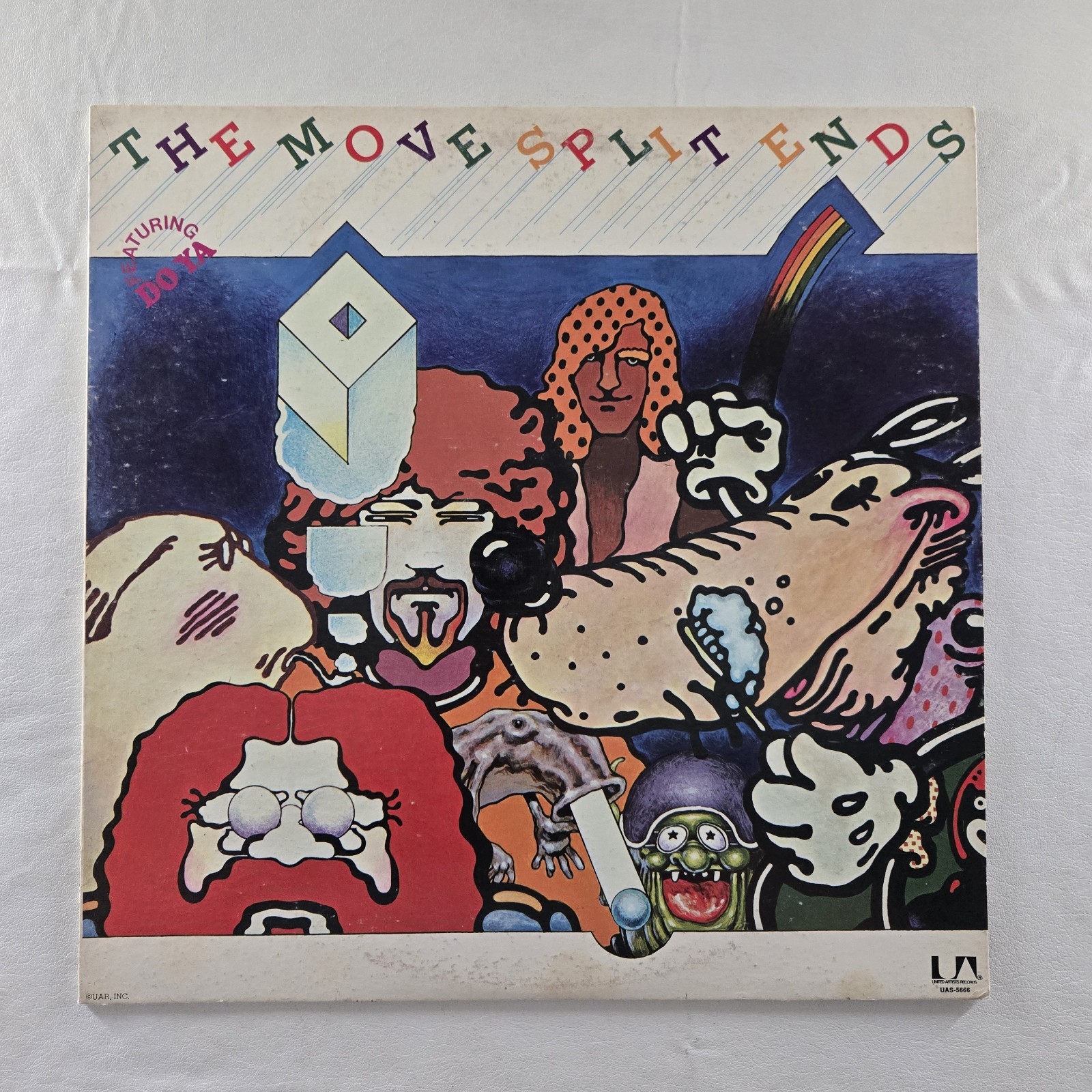 The Move Split Ends 1972 United Artists UAS-5666 Record LP Vinyl Tested