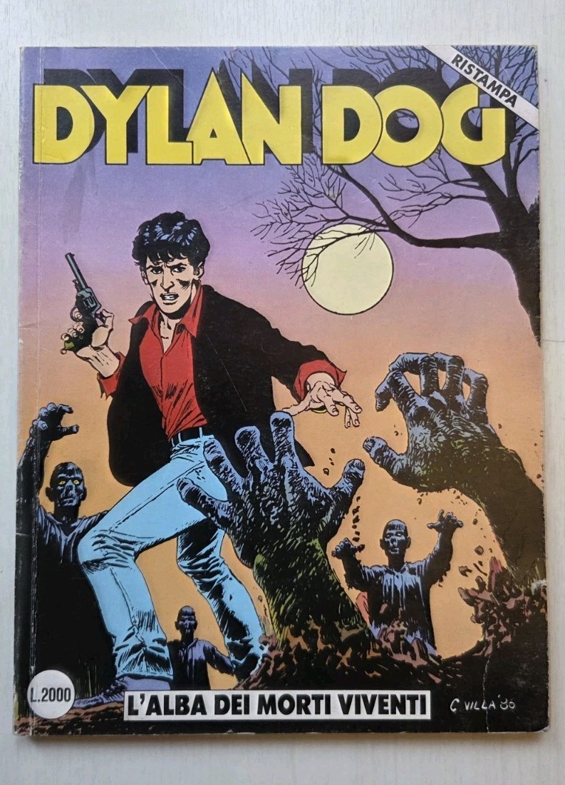Dylan Dog n. 1 L'alba dei morti viventi 1986 Prima Ristampa.- fumetto