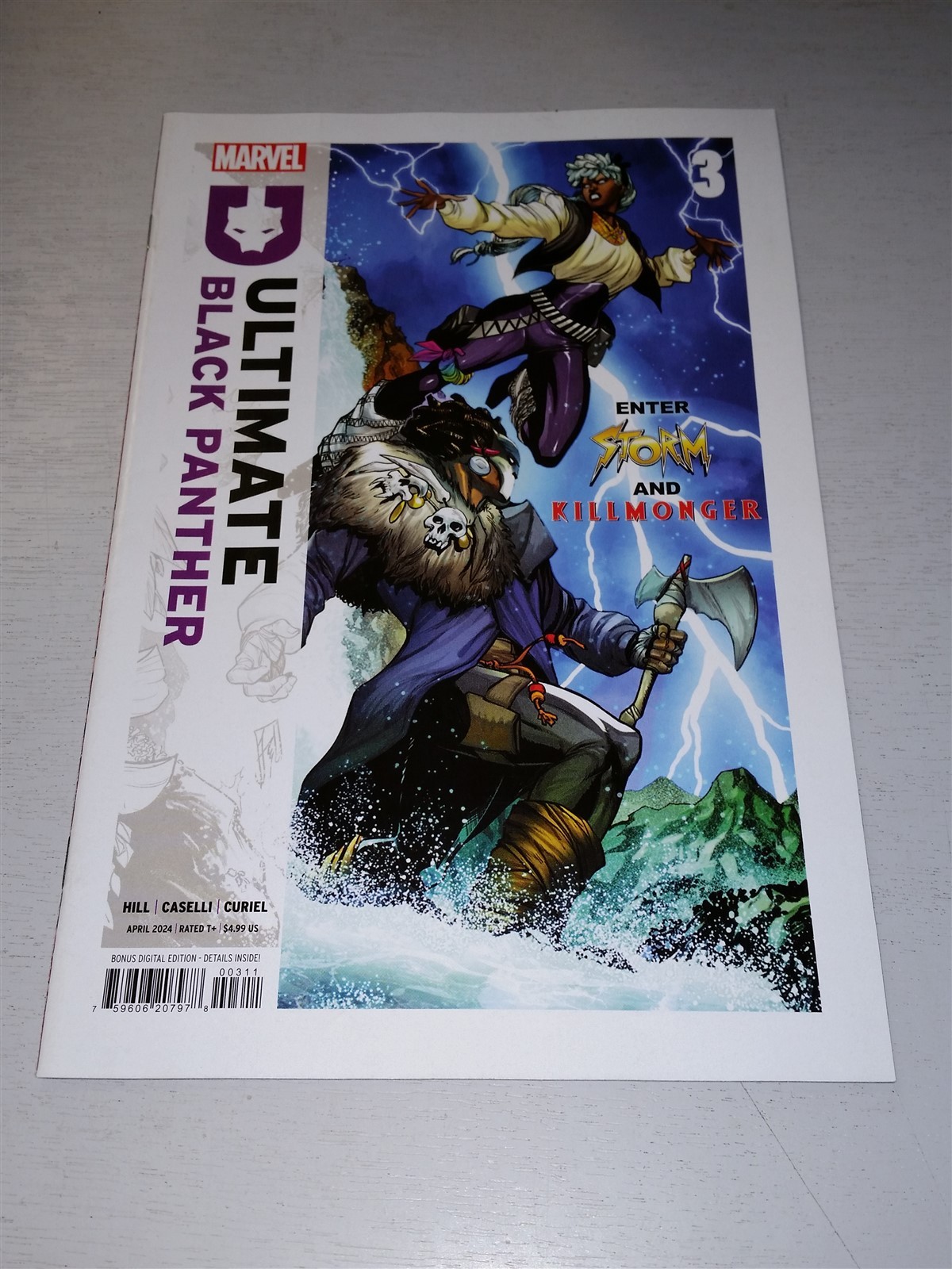 ULTIMATE BLACK PANTHER #3 VF (8.0 OR BETTER) JUNE 2024 MARVEL COMICS