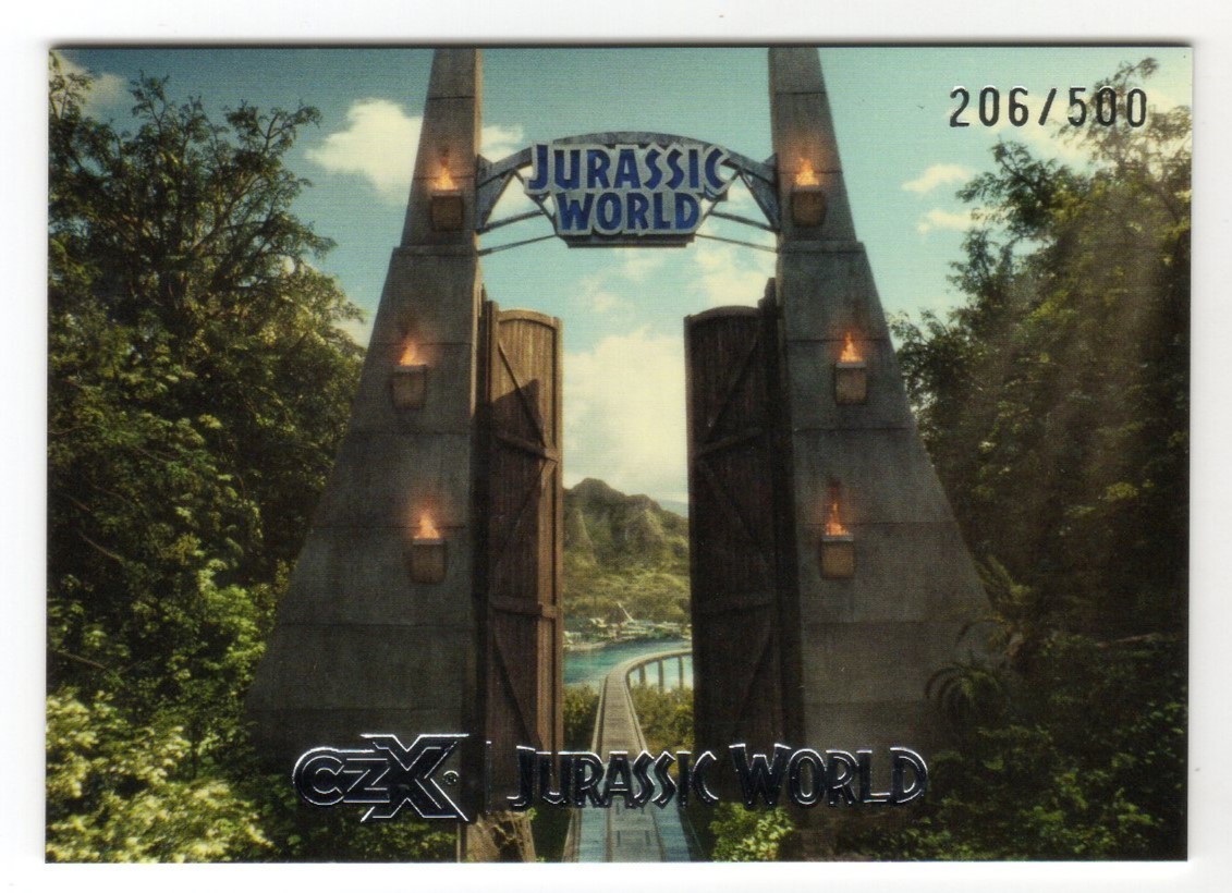 Cryptozoic CZX Jurassic World Promo Card P2 Serial # 206/500 Philly Non Sports