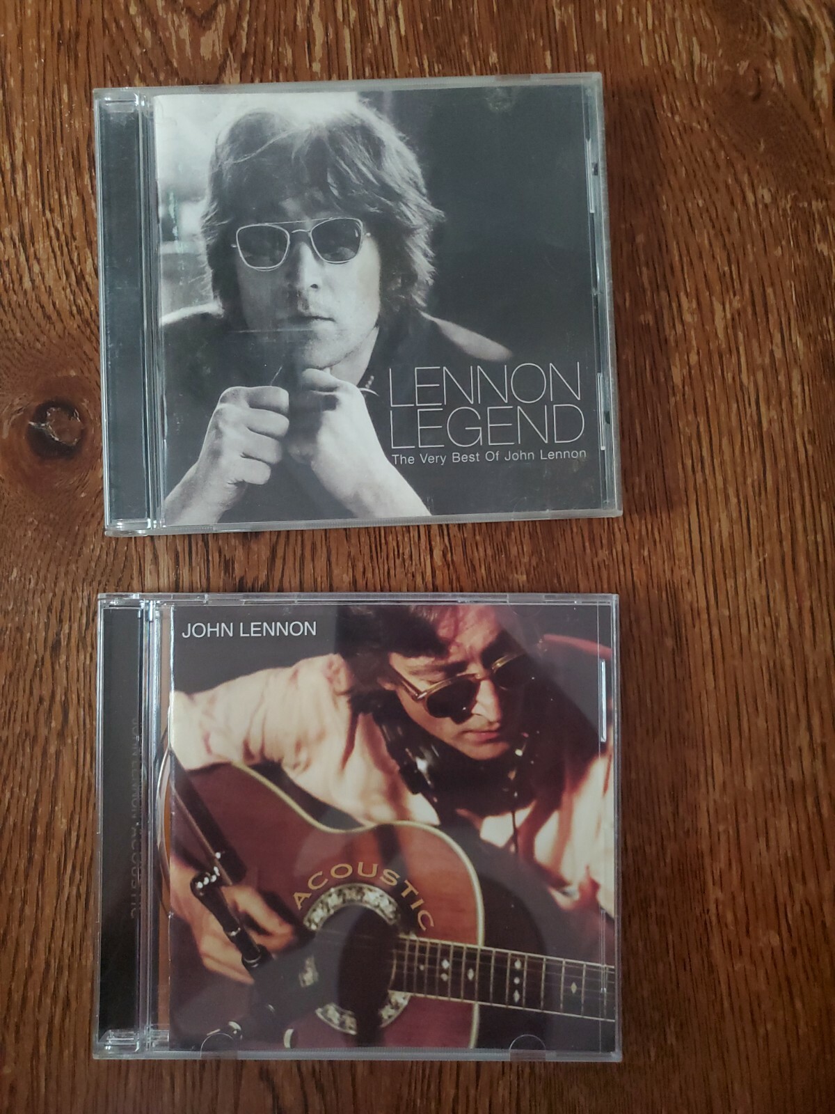 John Lennon CD Lot: 1) Acoustic + 2) Legend the very best of • Used.
