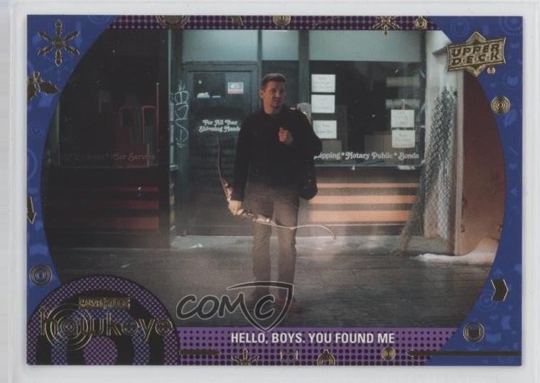 2023 Marvel Studios Occhio di Falco Blu /199 Clint Barton Ciao Ragazzi Mi hai Trovato 02aj