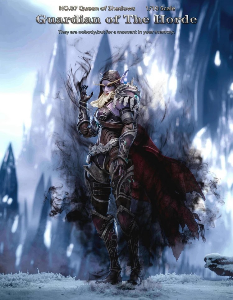 Mithril Studio World of Warcraft Sylvanas Windrunner Queen of Shadows 1/10 Scale