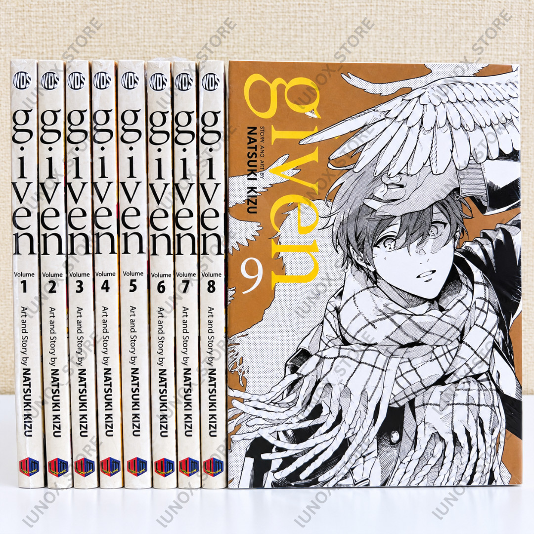 Given Manga Vol. Fumetto versione inglese 1-9 nuovo di Natsuki Kizu | Scegli volume