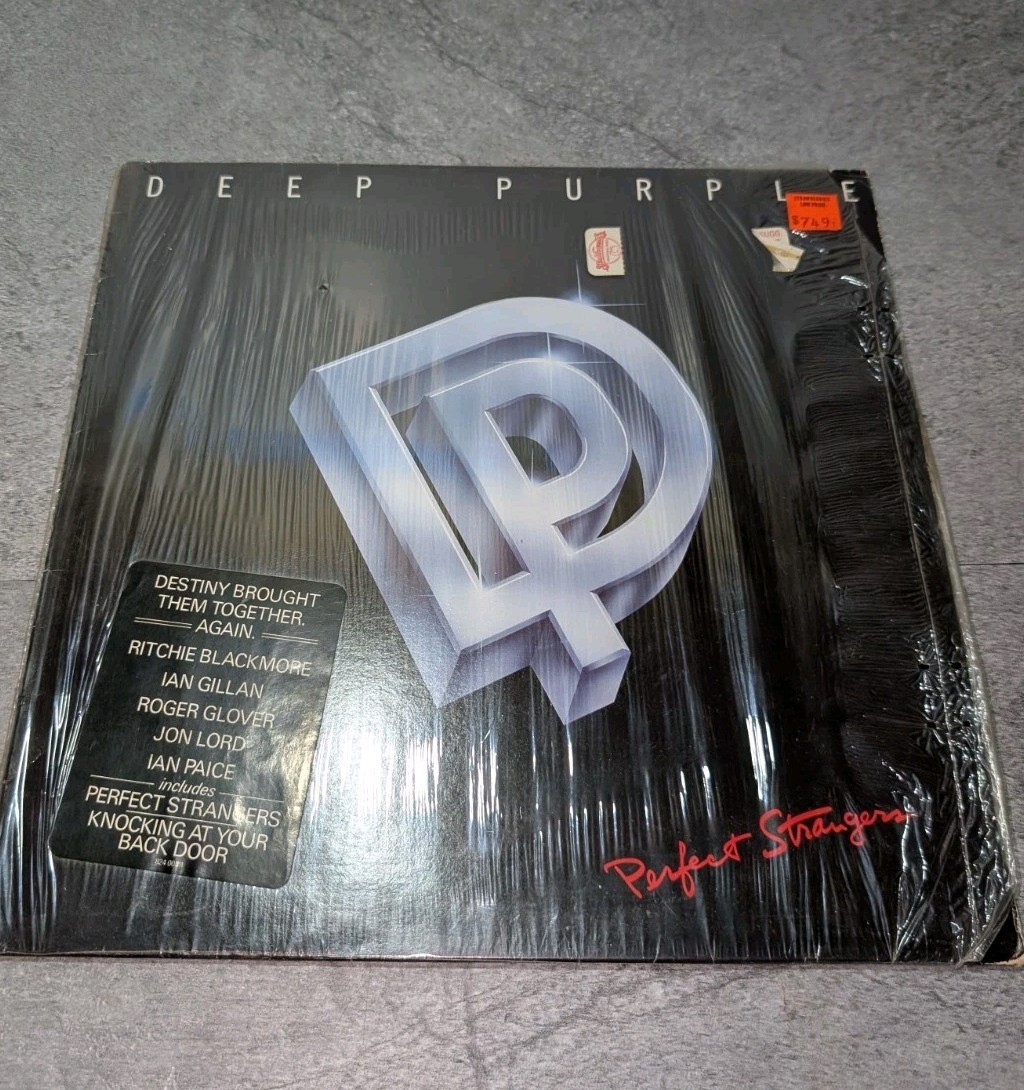 Deep Purple Perfect Strangers LP 1984 Mercury 422-824 003-1 Shrink w/Inners VG
