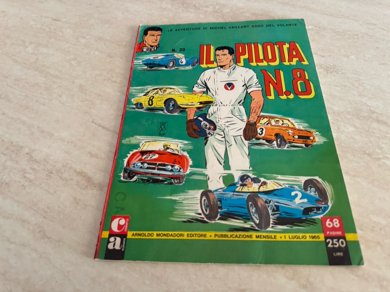 Classici Audacia Michel Vaillant Il Pilota n. 8 del 1965 Mondadori n. 20
