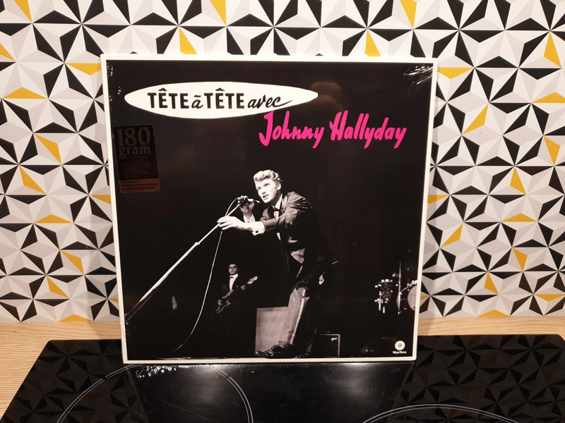 Vinyle 33T Tête à tête avec Johnny Hallyday - 2017 (NEUF sous blister)